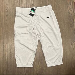 NWT Nike Vapor Women's Softball/Baseball Pants 3/4 Length Crop - Size XL
